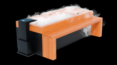 Medical Saunas Frozen 6 Extra Large Cold Plunge with Bar Counter, Steps, Steam Generator