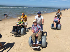 DB Fixed Frame  All-Terrain Beach Wheelchair