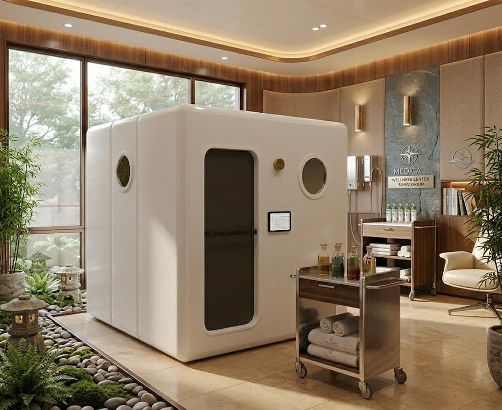 Tecnotu Duo Series 2-Person Modular Carbon Steel Hyperbaric Chamber